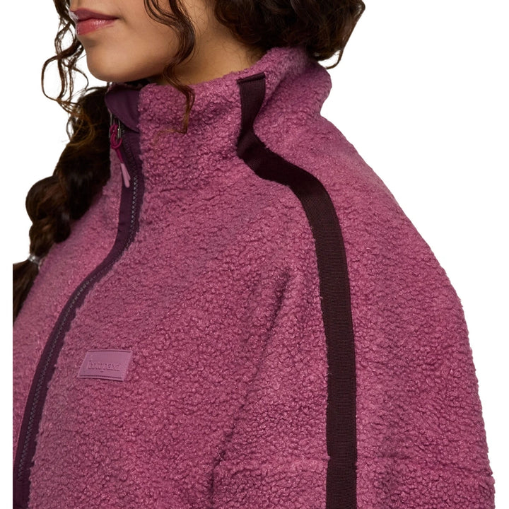 Bacano Fleece Pullover - Fig and Blackberry thumbnail 3