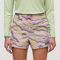 Brinco 3" Short - Print Lemonade Orchid Bloom