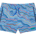 Brinco 3" Short - Print Scuba Blue Hot Punch
