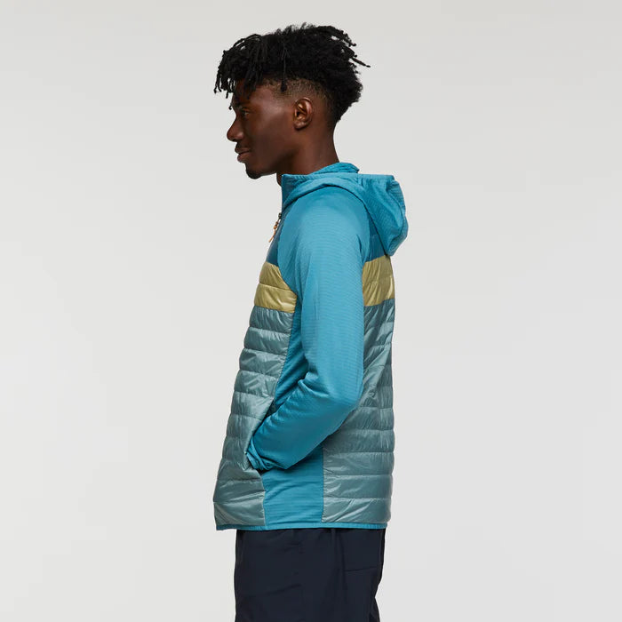 Capa Hybrid Insulated Hooded Jacket - Drizzle And Bluegrass 2