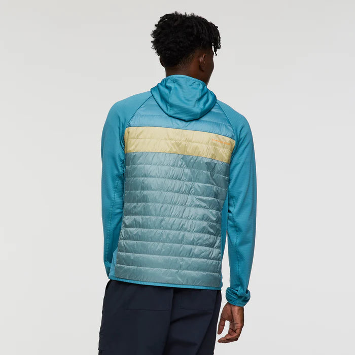 Capa Hybrid Insulated Hooded Jacket - Drizzle And Bluegrass 1