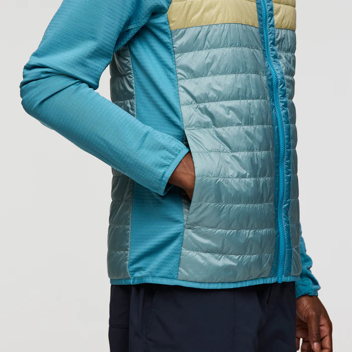 Capa Hybrid Insulated Hooded Jacket - Drizzle And Bluegrass 3