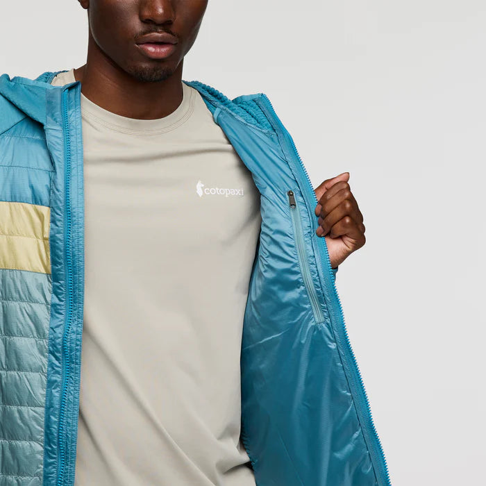 Capa Hybrid Insulated Hooded Jacket - Drizzle And Bluegrass 5