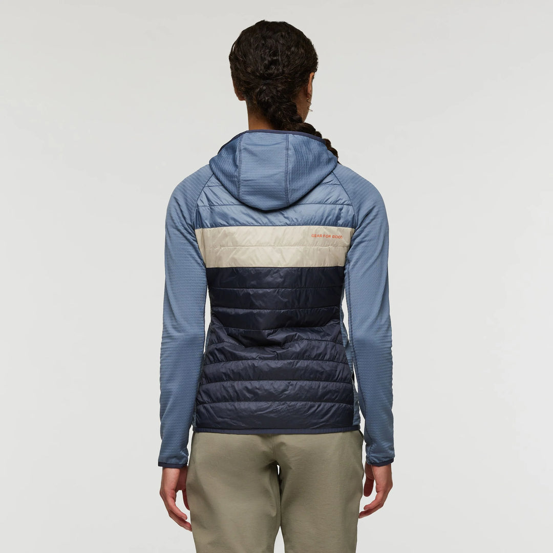 Capa Hybrid Insulated Hooded Jacket Tempest and Graphite 1