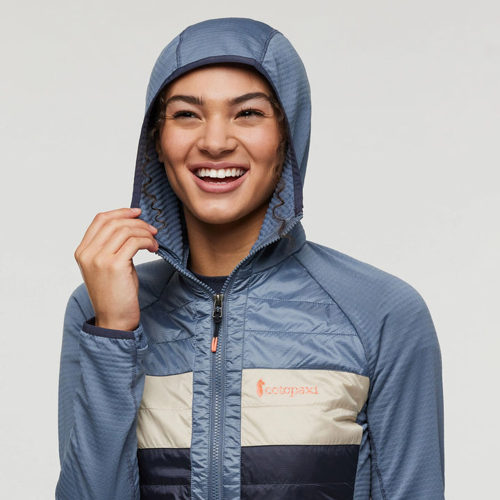 Capa Hybrid Insulated Hooded Jacket Tempest and Graphite thumbnail 2