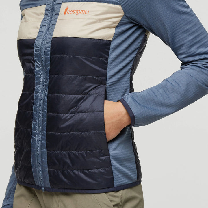 Capa Hybrid Insulated Hooded Jacket Tempest and Graphite thumbnail 3