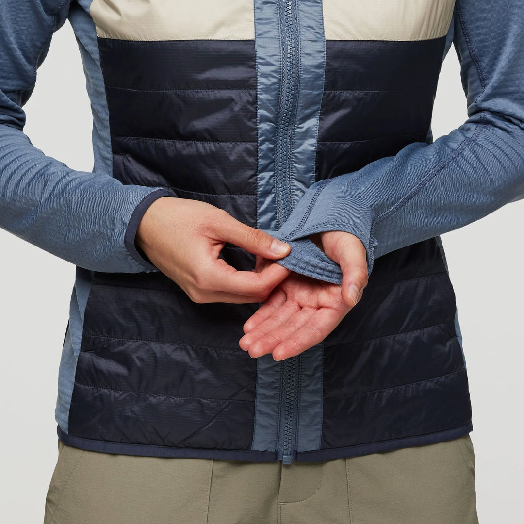 Capa Hybrid Insulated Hooded Jacket Tempest and Graphite 4