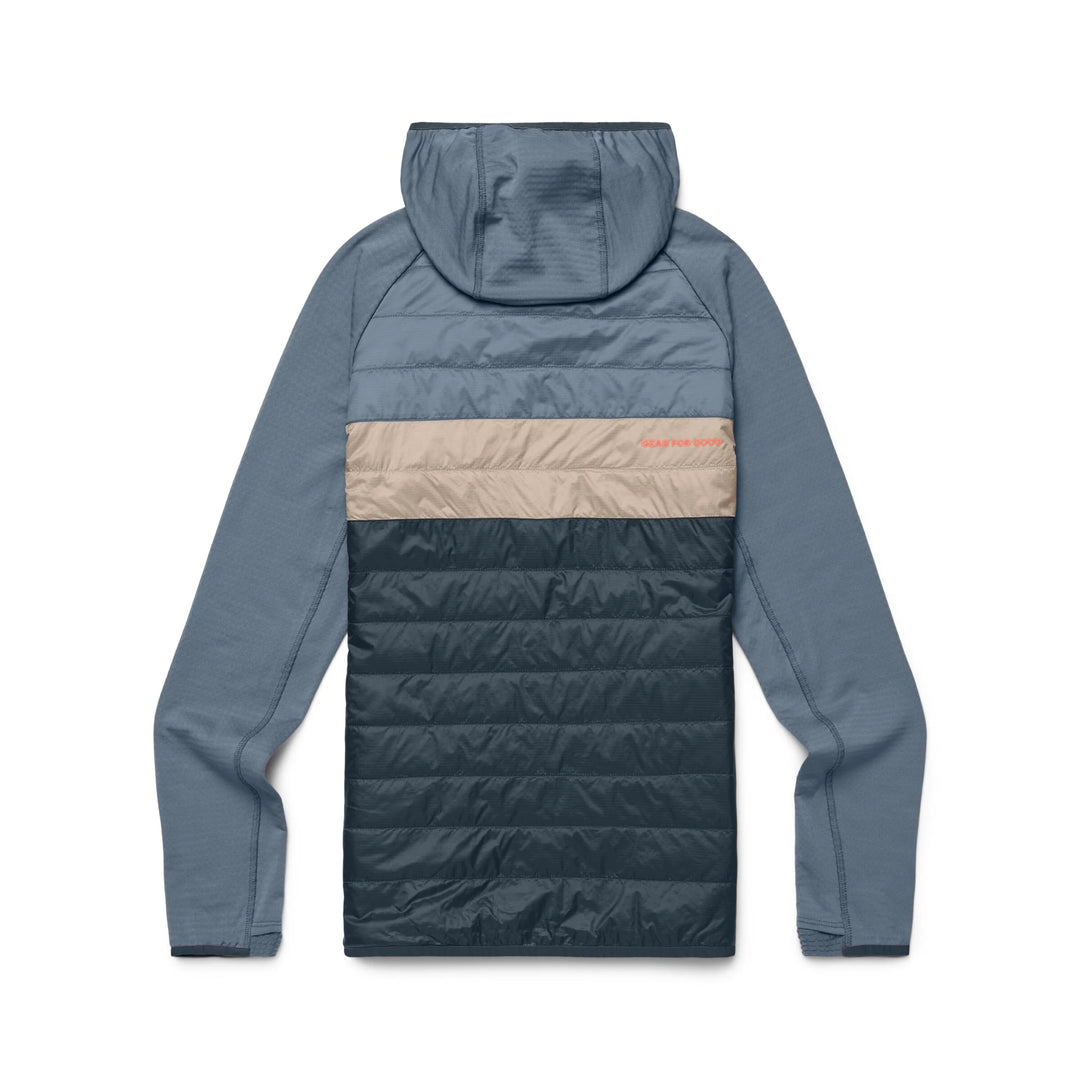 Capa Hybrid Insulated Hooded Jacket Tempest and Graphite 7