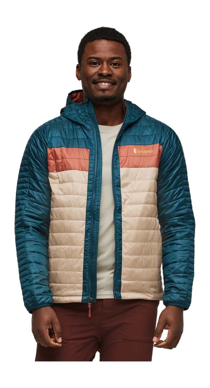 Capa Insulated Hooded Jacket Abyss and Oatmeal thumbnail