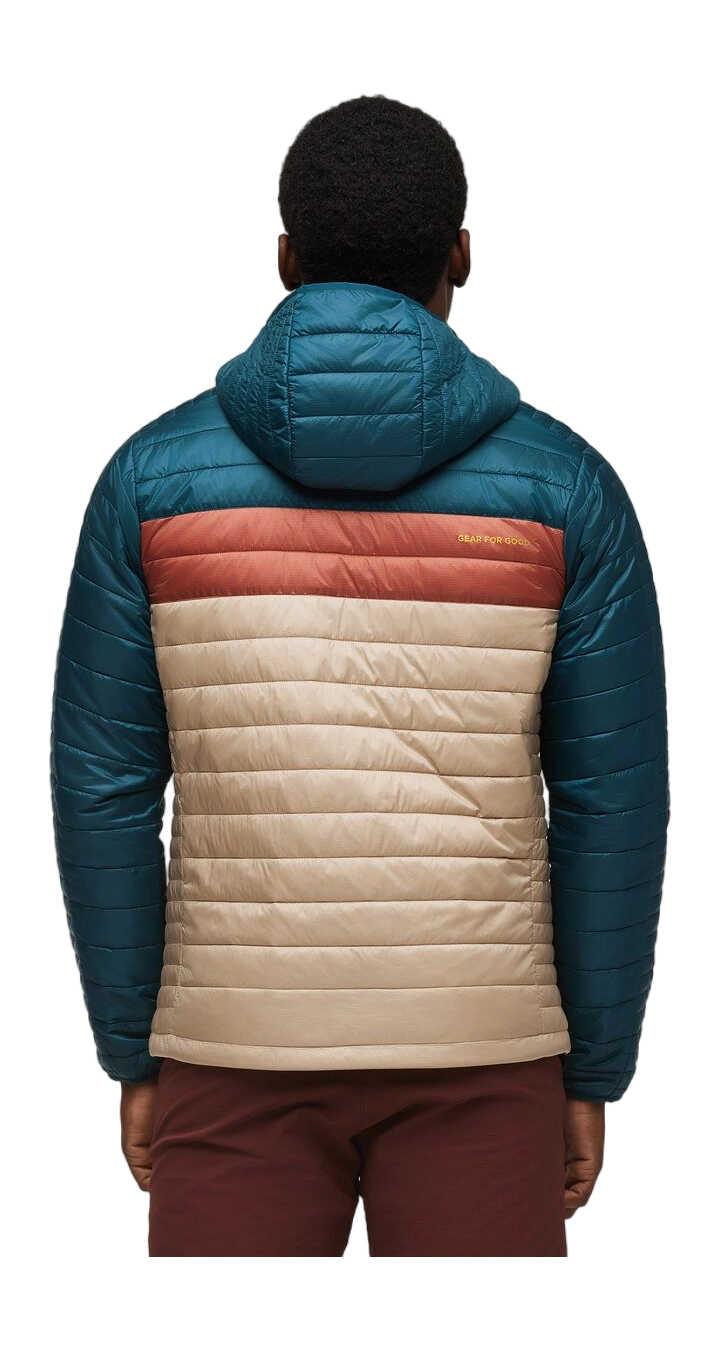 Capa Insulated Hooded Jacket Abyss and Oatmeal thumbnail 1