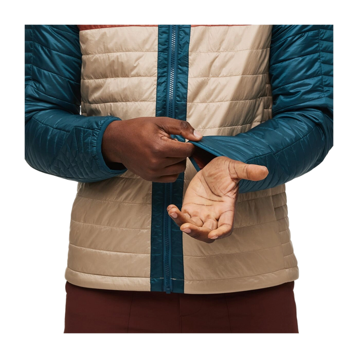Capa Insulated Hooded Jacket Abyss and Oatmeal thumbnail 5