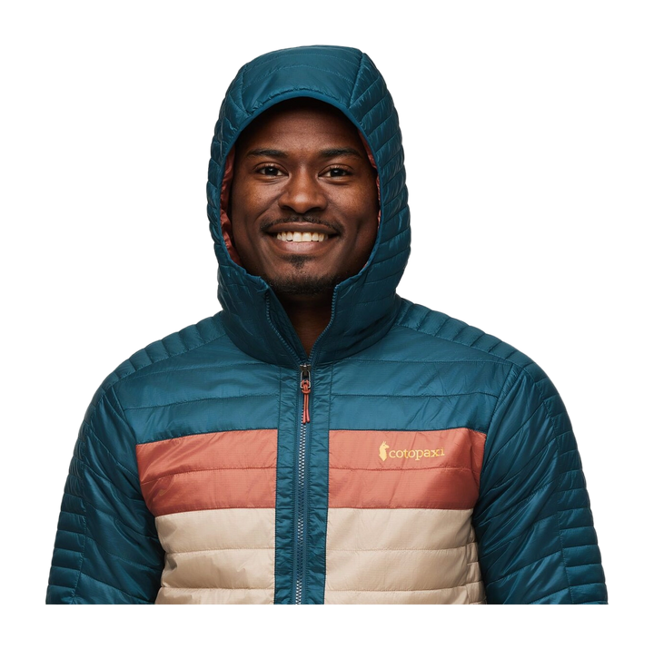 Capa Insulated Hooded Jacket Abyss and Oatmeal thumbnail 6