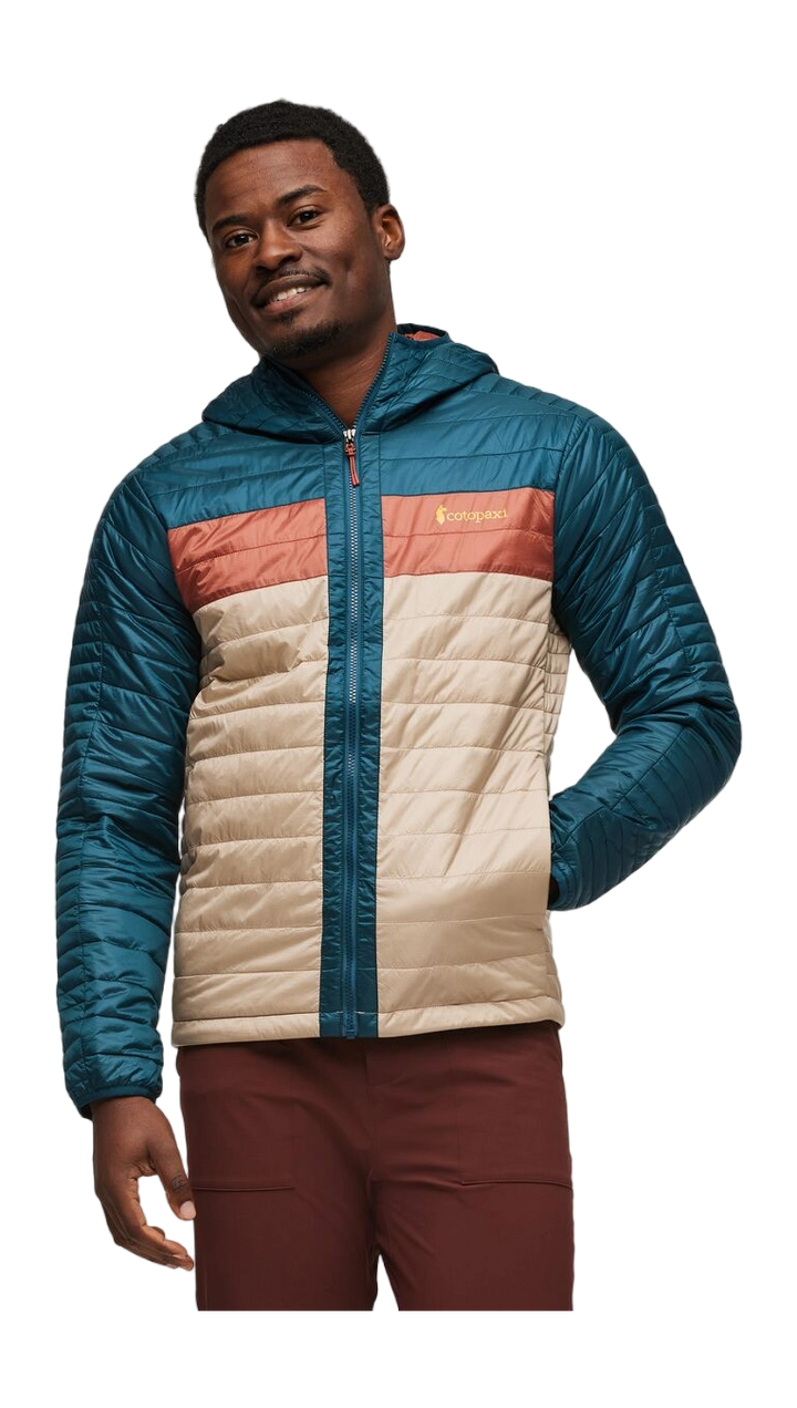 Capa Insulated Hooded Jacket Abyss and Oatmeal thumbnail 4