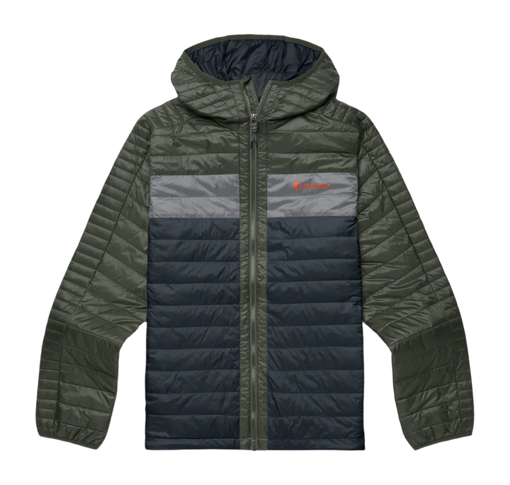 Capa Insulated Hooded Jacket Fatigue and Black thumbnail