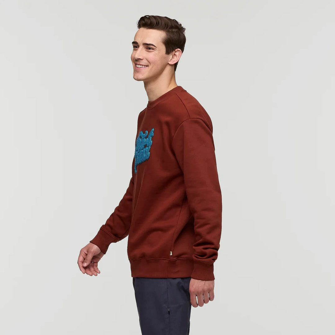 Coto-Patch Crew Sweatshirt Rusty 1