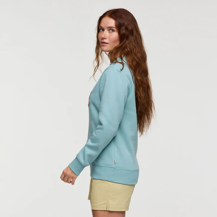 Coto-Patch Crew Sweatshirt - Sea Spray 2