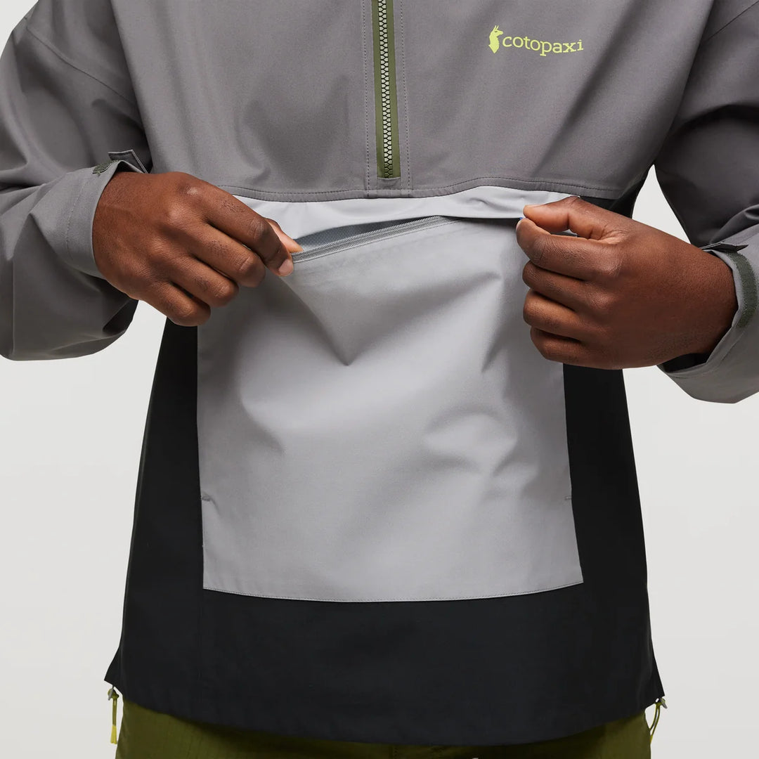 Cielo Rain Anorak Cinder Black 5