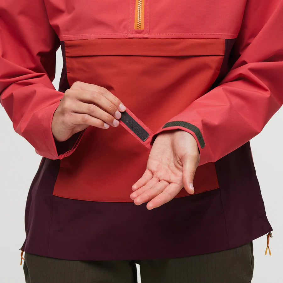 Cielo Rain Anorak - Strawberry Wine 2