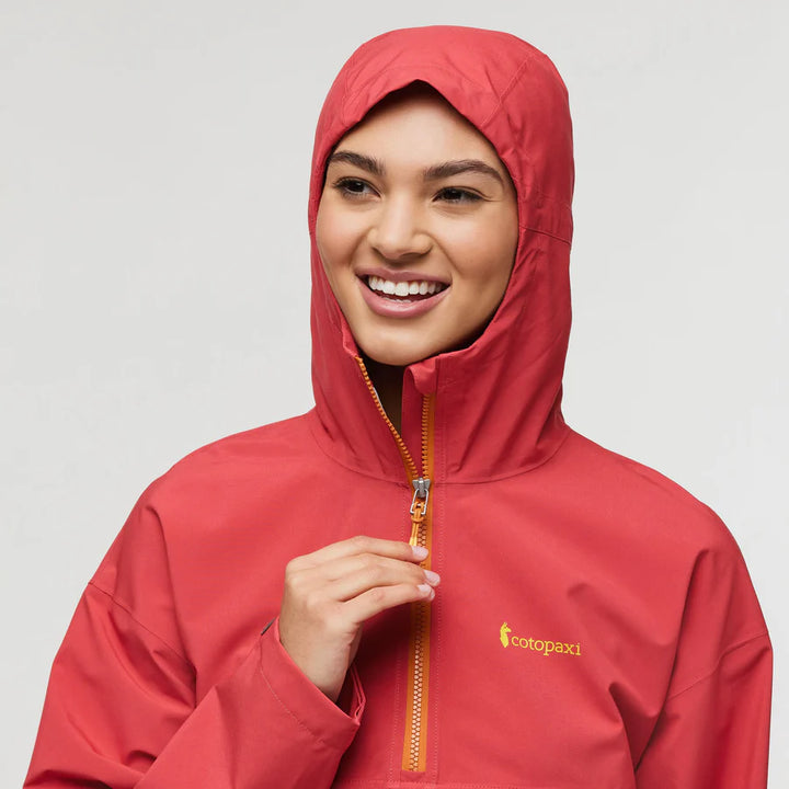 Cielo Rain Anorak - Strawberry Wine thumbnail 3