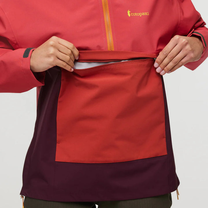 Cielo Rain Anorak - Strawberry Wine thumbnail 4