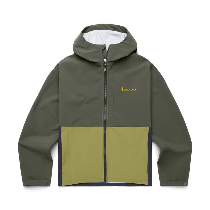 Cielo Rain Jacket - Fatigue and Lemongrass 6