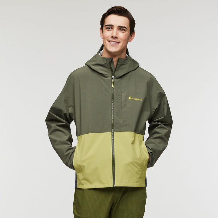 Cielo Rain Jacket - Fatigue and Lemongrass thumbnail