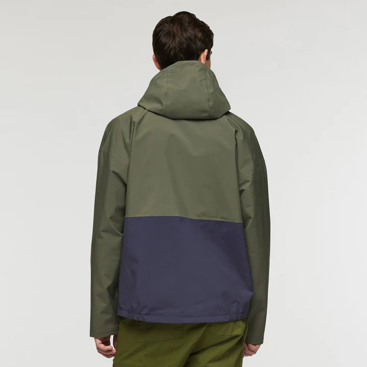 Cielo Rain Jacket - Fatigue and Lemongrass 1