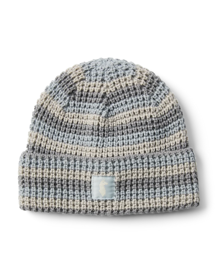 Chunky Striped Beanie - Smoke Vapor and Mineral thumbnail