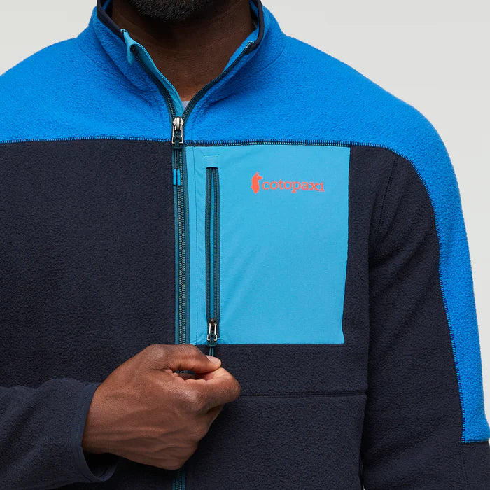 Abrazo Fleece Full-Zip Jacket - Atlantic and Carbon thumbnail 4