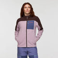Abrazo Fleece Full-Zip Jacket - Coffee and Quartz