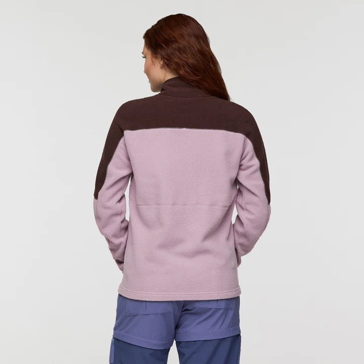 Abrazo Fleece Full-Zip Jacket - Coffee and Quartz thumbnail 1