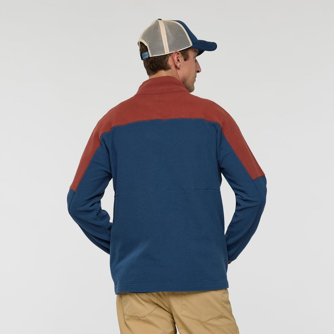 Abrazo Fleece Full-Zip Jacket - Nutmeg and Deep Sea 2