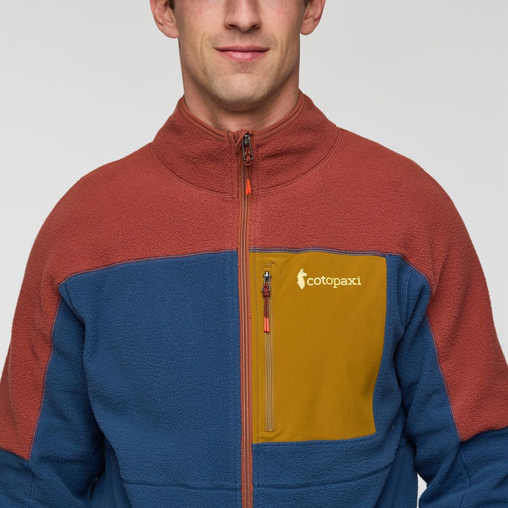 Abrazo Fleece Full-Zip Jacket - Nutmeg and Deep Sea thumbnail 4