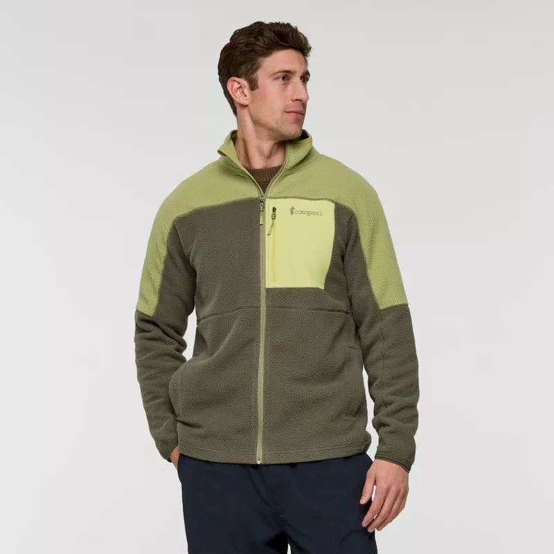 Abrazo Fleece Full-Zip Jacket - Seed and Fatigue