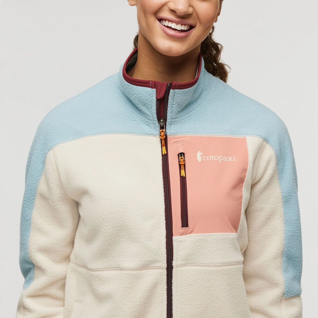Abrazo Fleece Full-Zip Jacket Sea Spray Cream 2