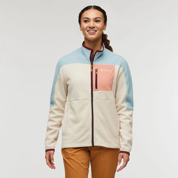 Abrazo Fleece Full-Zip Jacket Sea Spray Cream thumbnail