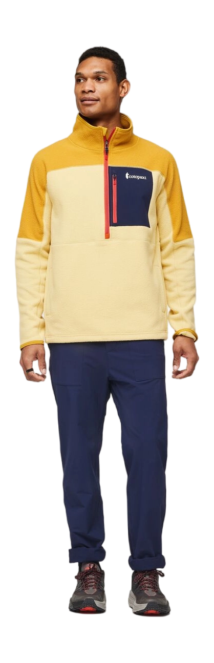 Abrazo Half-Zip Fleece Jacket Amber Wheat 4