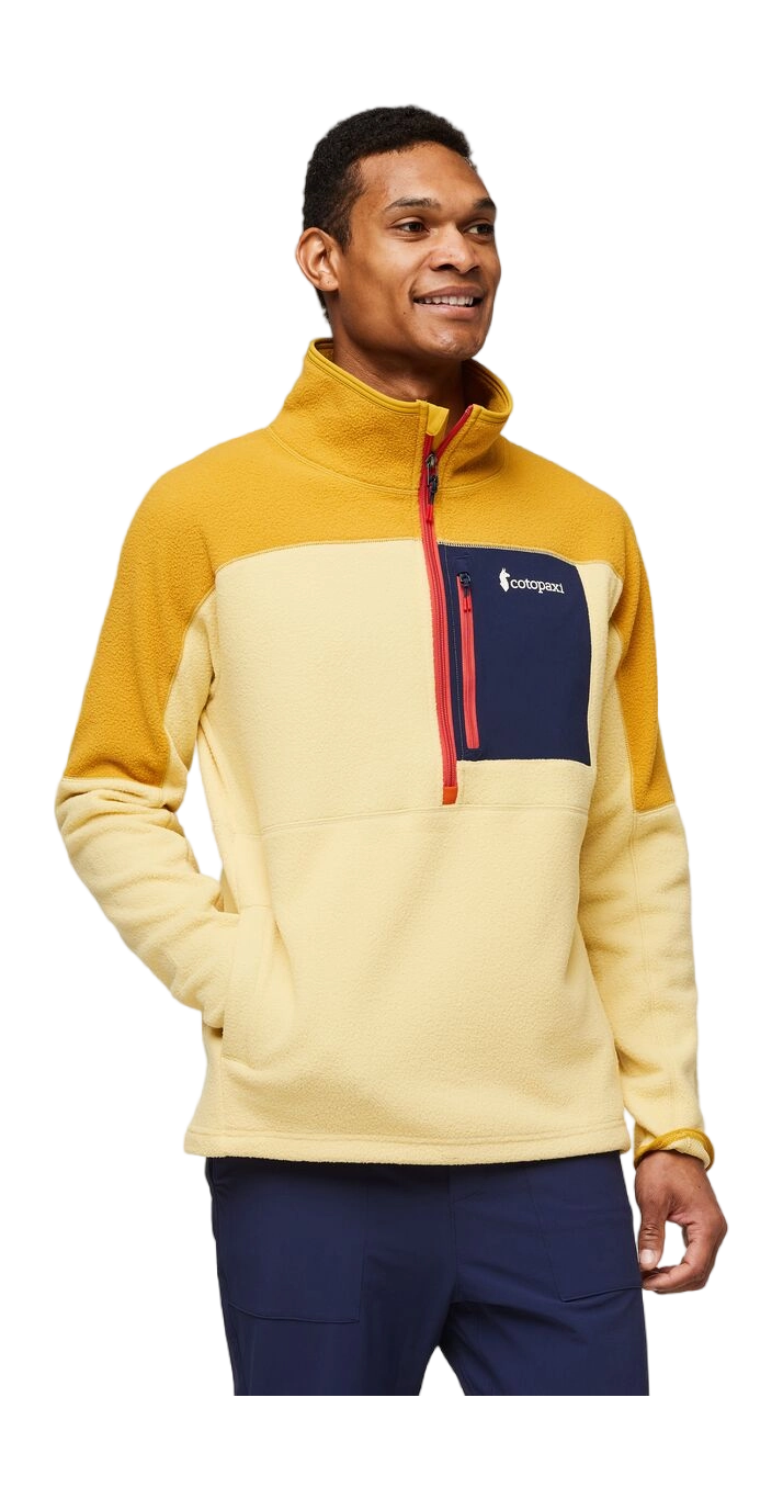 Abrazo Half-Zip Fleece Jacket Amber Wheat thumbnail