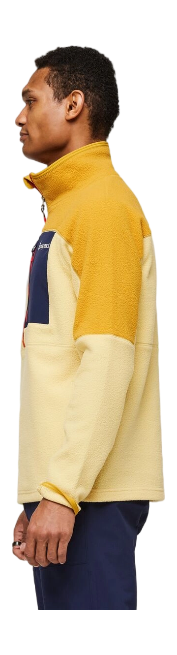 Abrazo Half-Zip Fleece Jacket Amber Wheat 1