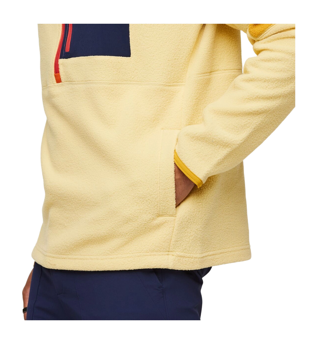 Abrazo Half-Zip Fleece Jacket Amber Wheat 5