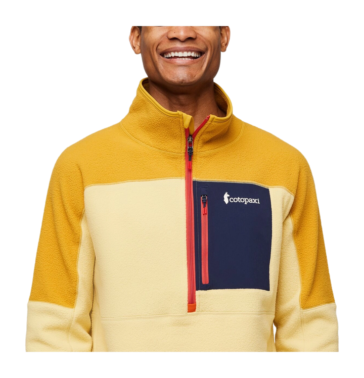 Abrazo Half-Zip Fleece Jacket Amber Wheat thumbnail 6
