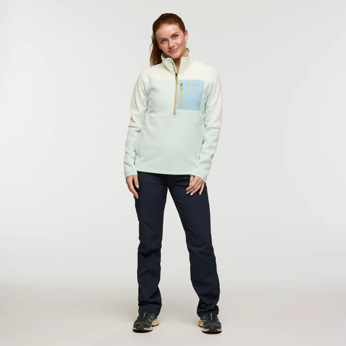Abrazo Fleece Half- Dew And Foam 2