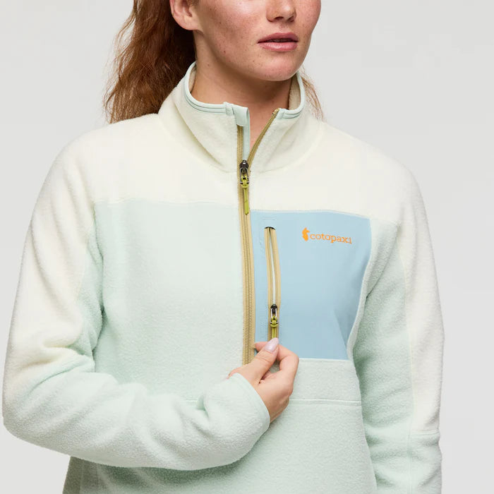 Abrazo Fleece Half- Dew And Foam 4