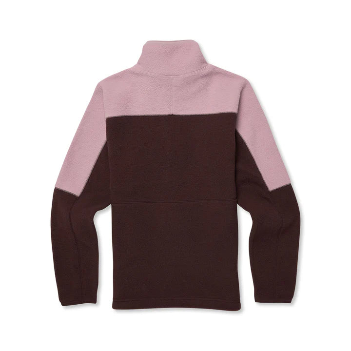 Abrazo Fleece Half-Zip Jacket - Quartz and Coffee thumbnail 4