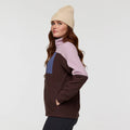 Abrazo Fleece Half-Zip Jacket - Quartz and Coffee
