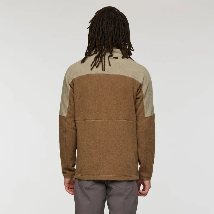 Abrazo Fleece Half-Zip Jacket - Stone and Dune 1