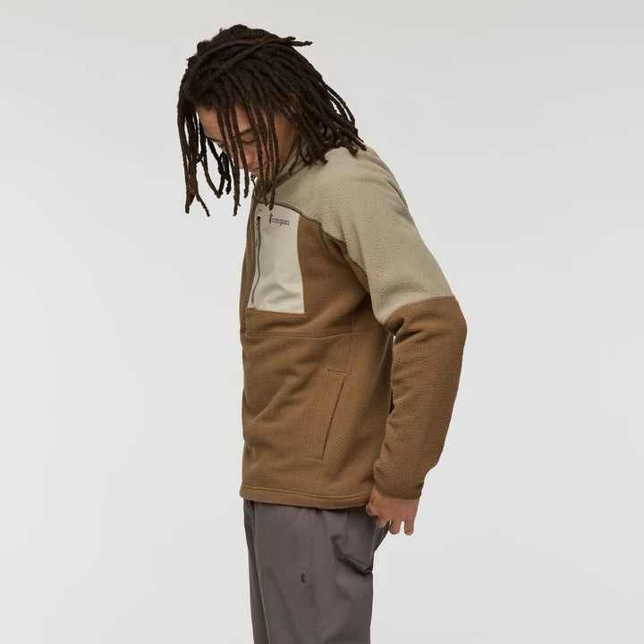 Abrazo Fleece Half-Zip Jacket - Stone and Dune 2