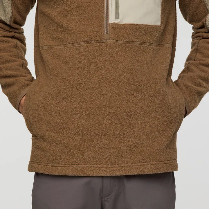 Abrazo Fleece Half-Zip Jacket - Stone and Dune thumbnail 4