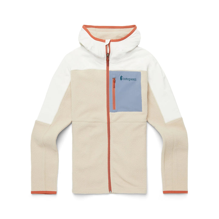 Abrazo Fleece Hooded Full-Zip Jacket Bone Oatmeal thumbnail 4