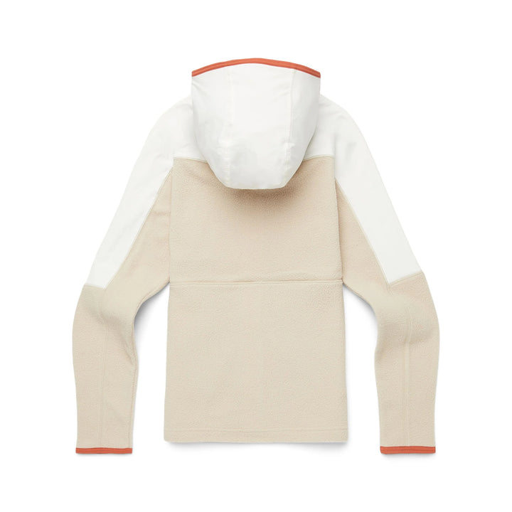 Abrazo Fleece Hooded Full-Zip Jacket Bone Oatmeal thumbnail 5